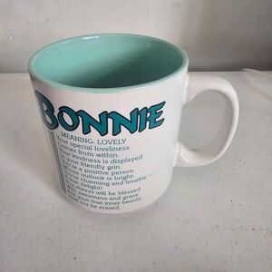 Vintage "BONNIE " coffee mug